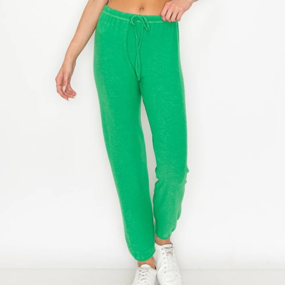Green Soft Joggers